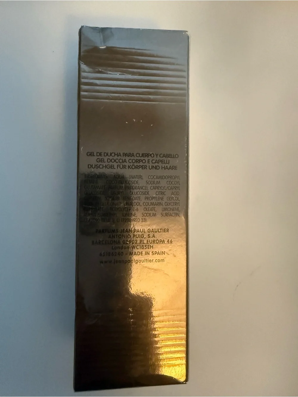 Jean Paul Gaultier scented shower